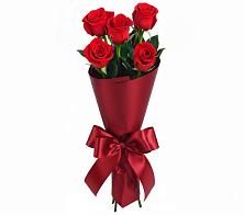 Букет 5 Красных роз Эдлесс Лав в Покрове