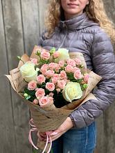 Букет цветов из:  Розы в Покрове