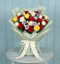Букет цветов из:  Розы в Покрове