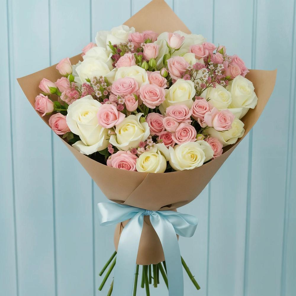 Букет цветов из: Розы в Покрове