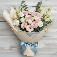 Букет цветов из:  Лизиантусы #REPLACE_PRED# Покрове