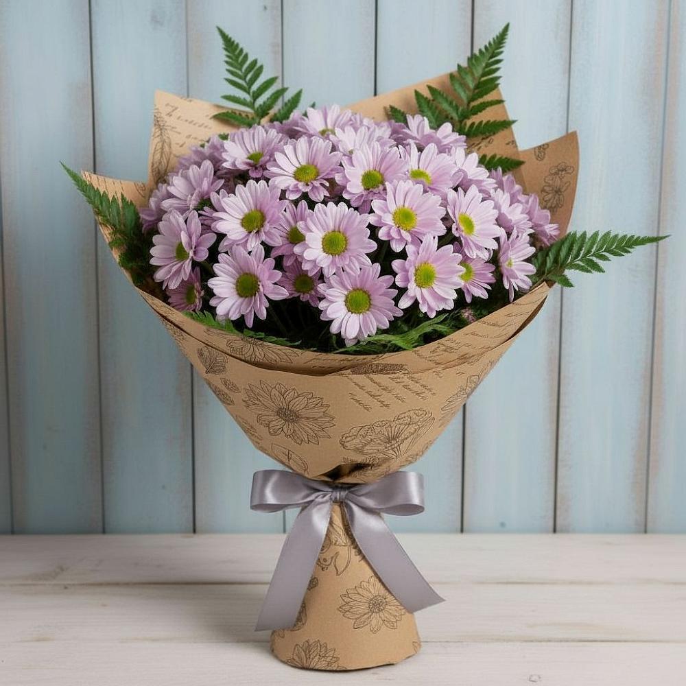Букет цветов из: Хризантемы в Покрове