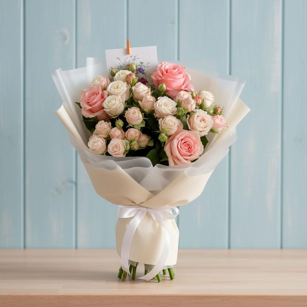 Букет цветов из: Розы в Покрове