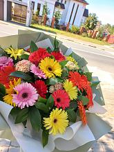 Букет цветов из:  Герберы #REPLACE_PRED# Покрове