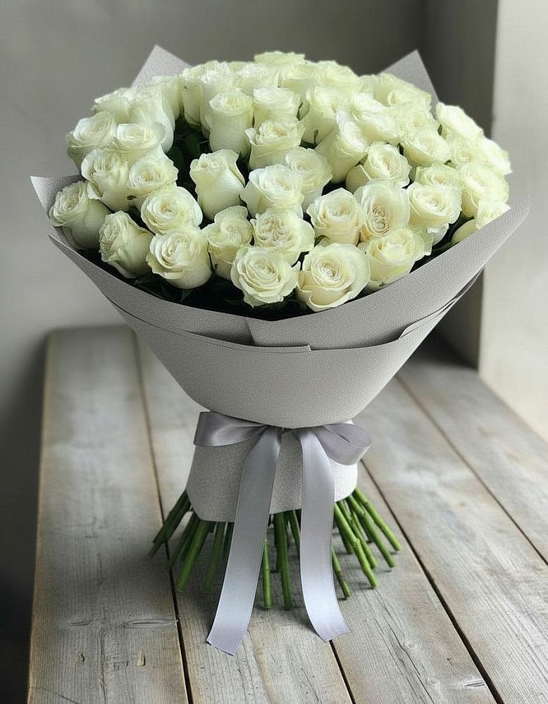 Букет 35 Белых роз в Покрове
