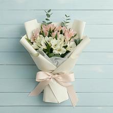 Букет цветов из:  Альстромерии #REPLACE_PRED# Покрове