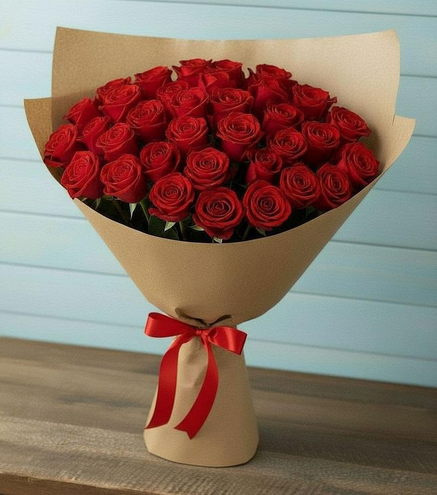 Букет Красные розы Милано в Покрове
