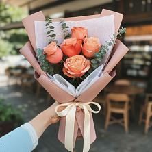 Букет цветов из:  Розы в Покрове