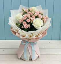 Букет цветов из:  Розы в Покрове