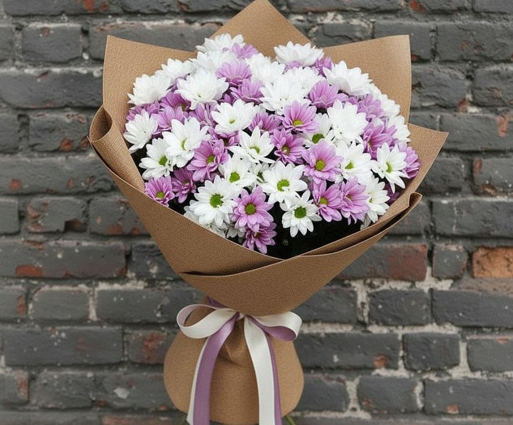Букет цветов из: Хризантемы в Покрове