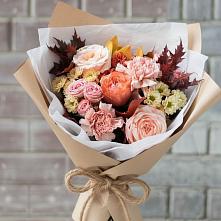 Букет цветов из:  Гвоздики, Хризантемы и Розы #REPLACE_PRED# Покрове