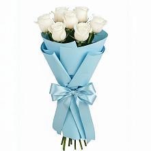 Букет 7 белых роз Проуд #REPLACE_PRED# Покрове