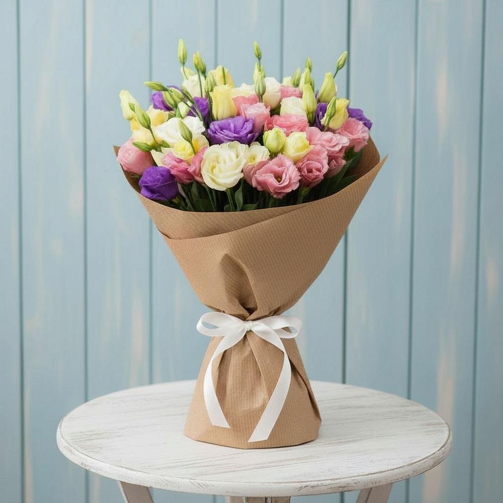 Букет цветов из: Лизиантусы в Покрове