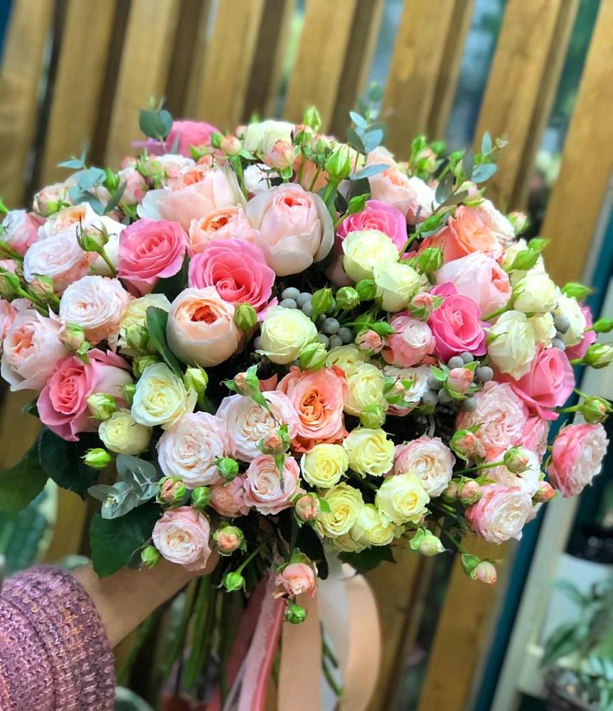 Букет цветов из: Розы в Покрове