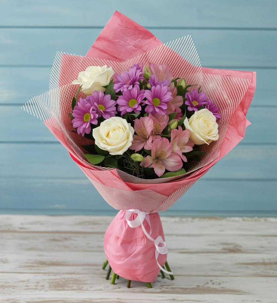 Букет цветов из: Герберы в Покрове