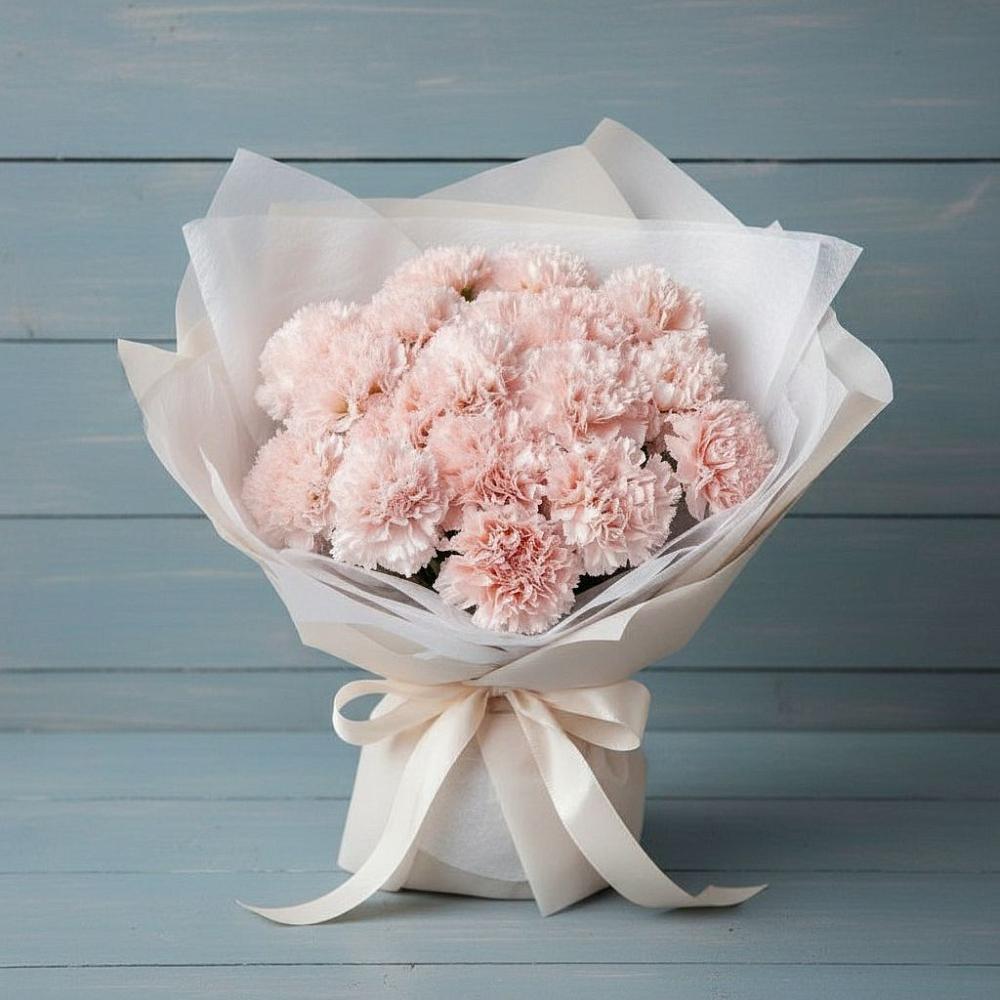 Букет цветов из: Гвоздики в Покрове