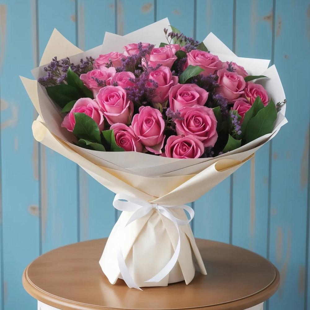 Букет цветов из: Розы в Покрове