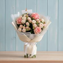Букет цветов из:  Розы в Покрове