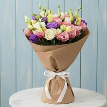 Букет цветов из:  Лизиантусы в Покрове