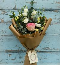 Букет цветов из:  Розы и Лизиантусы #REPLACE_PRED# Покрове
