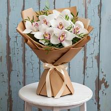 Букет цветов из:  Орхидеи и Розы в Покрове