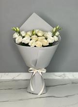 Букет цветов из:  Розы и Лизиантусы в Покрове